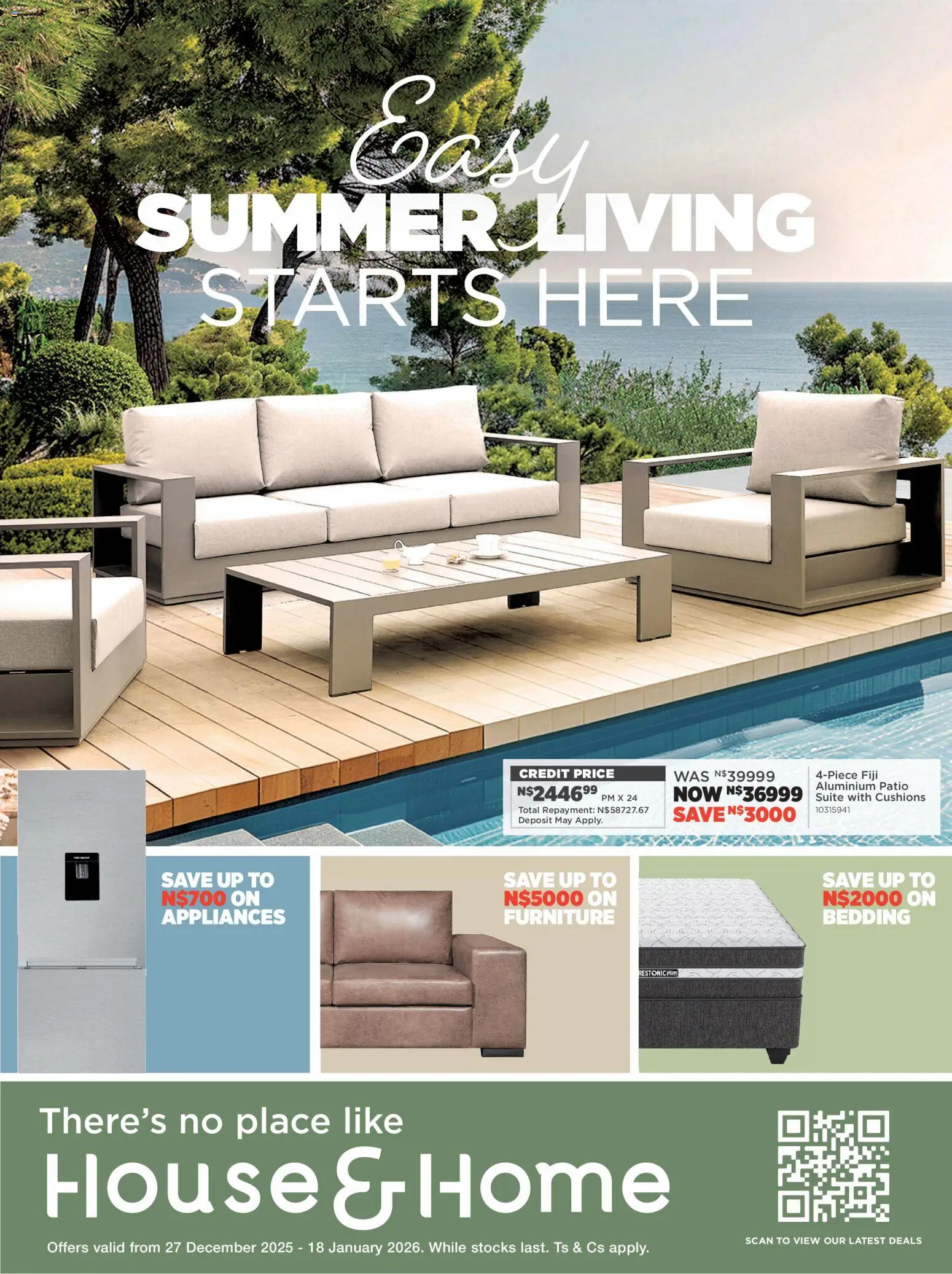 House and Home  Namibia Catalogue - page 1- valid from 27/12/2025