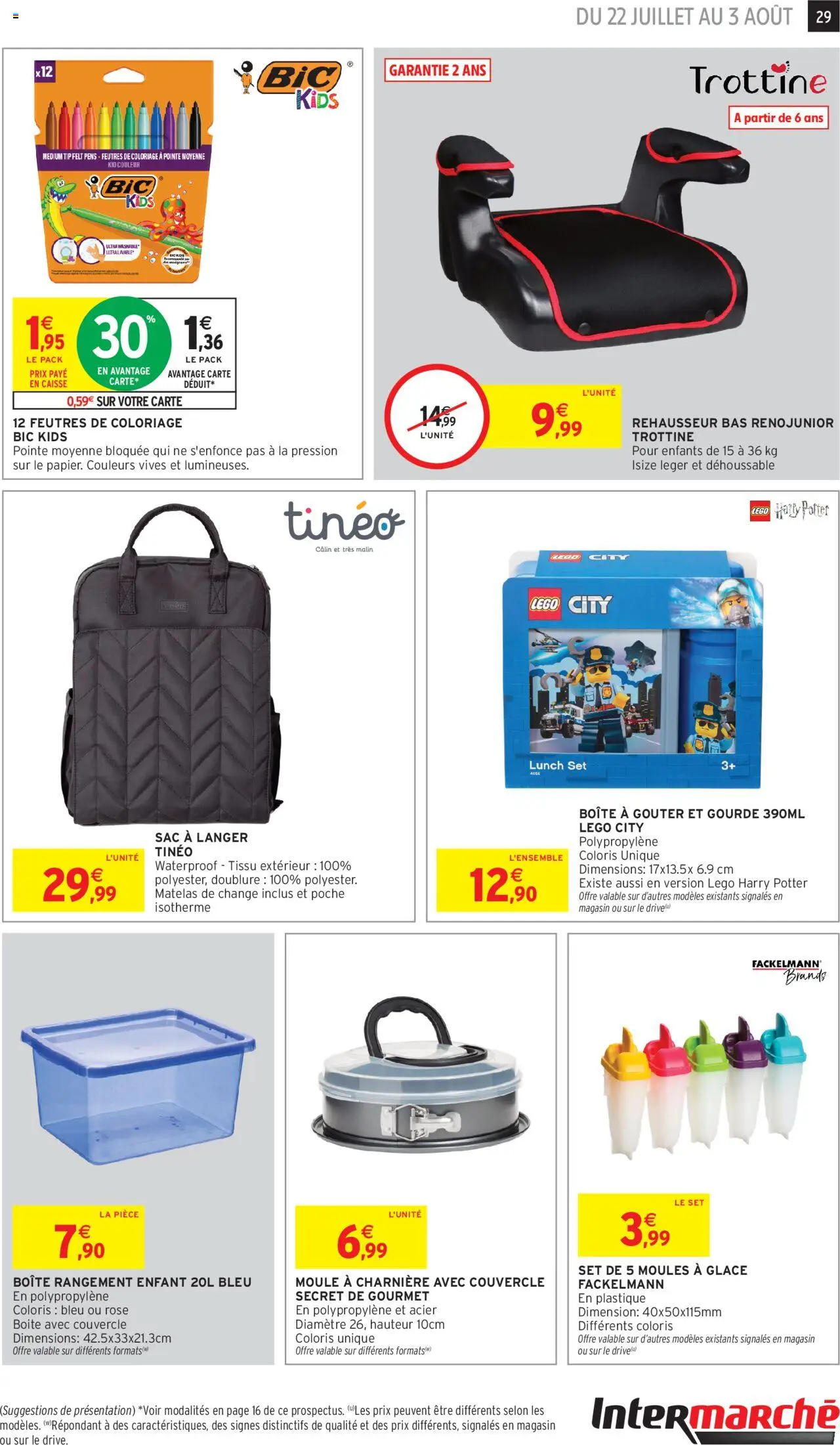 Intermarché catalogue semaine 29 - page 29 - valable à partir du 22/07/2025