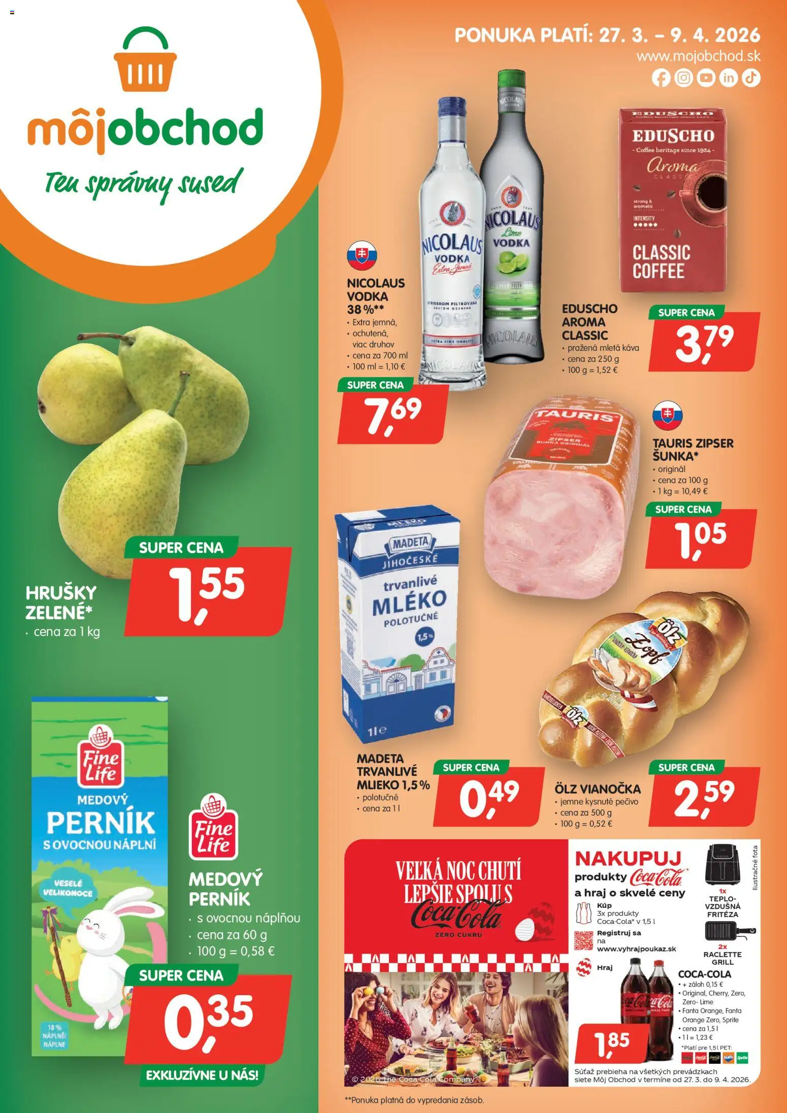 Môj obchod leták - strana 1- platný od 27.03.2026