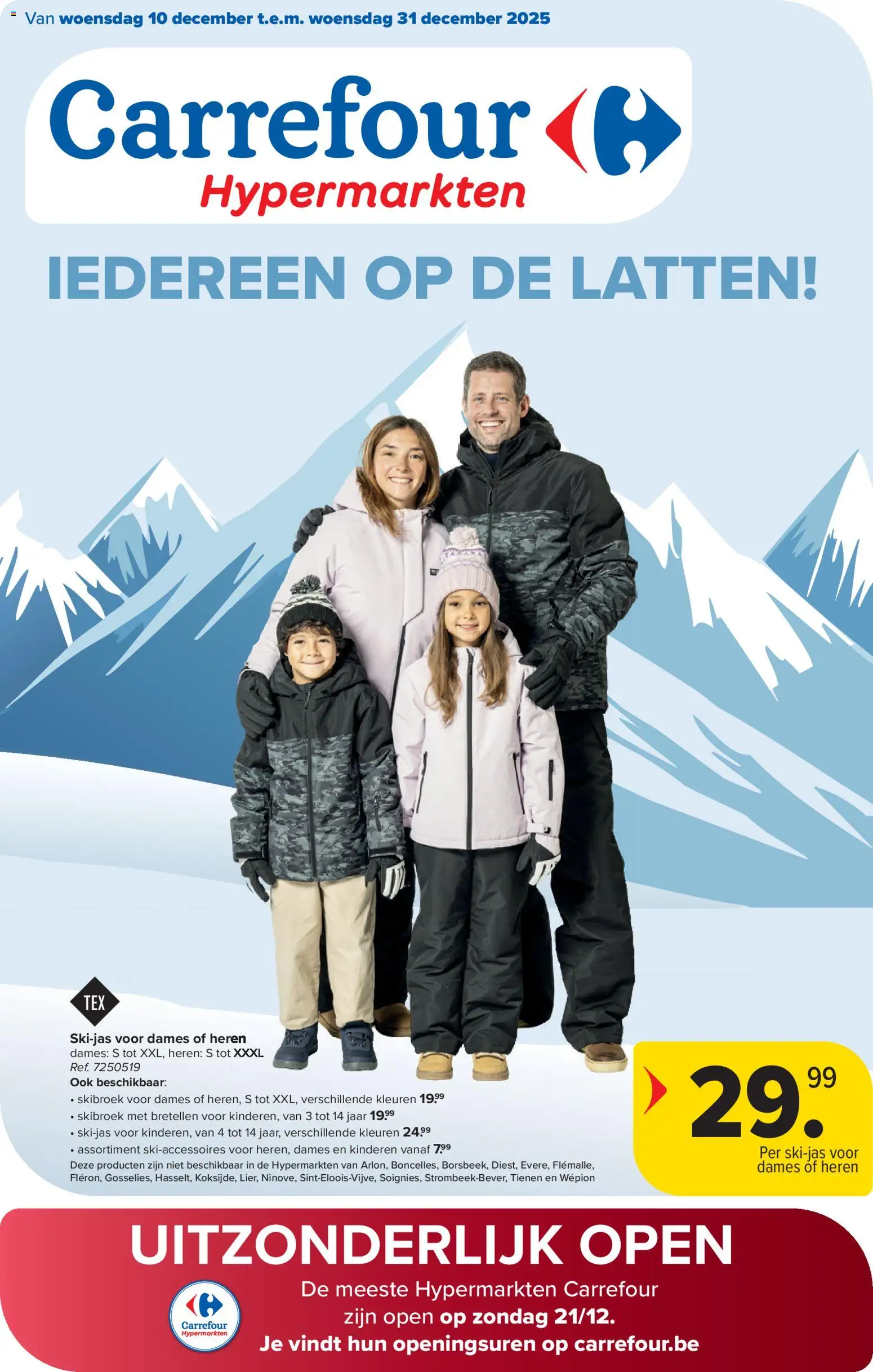 Carrefour folder Ski - pagina 1- geldig vanaf 10/12/2025