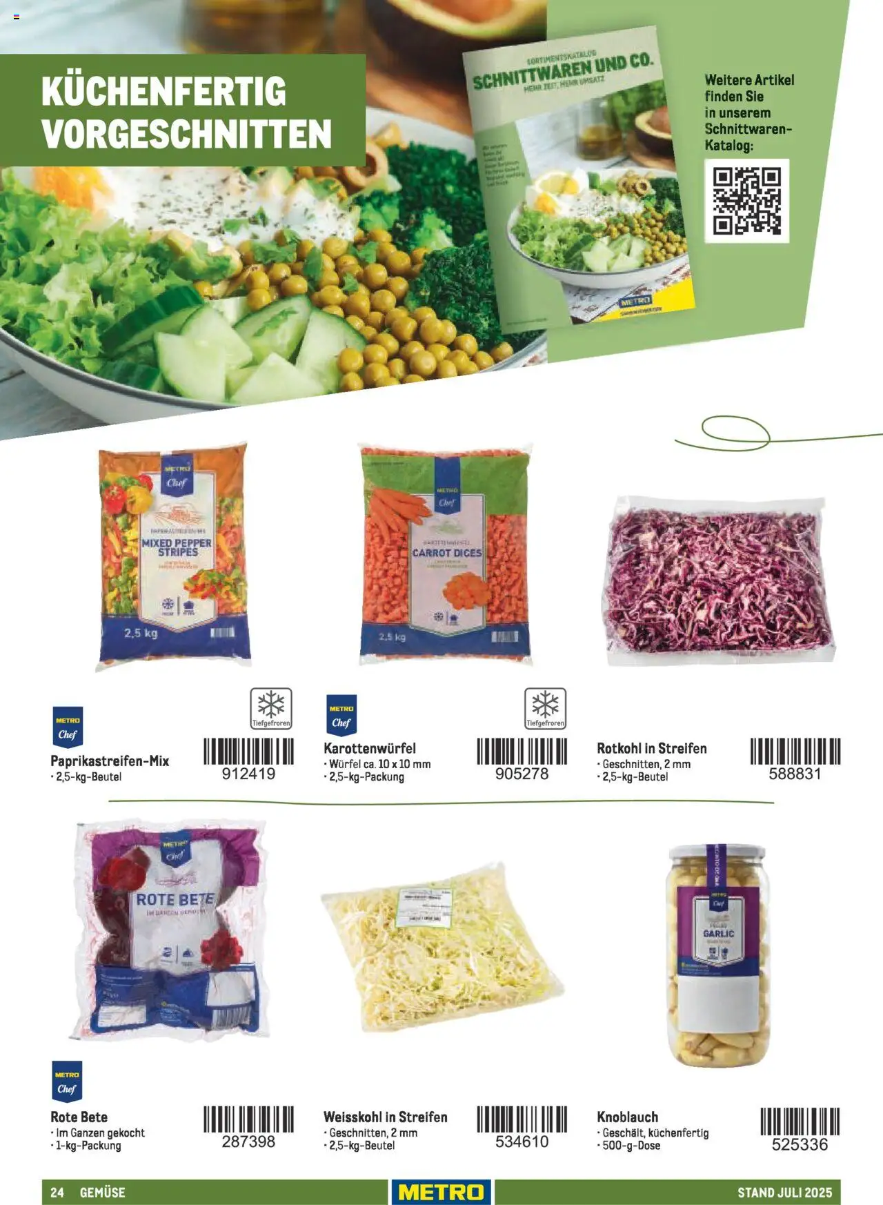 Metro - Sortimentskatalog Lieferservice - Seite 24 - gültig ab 31.07.2025