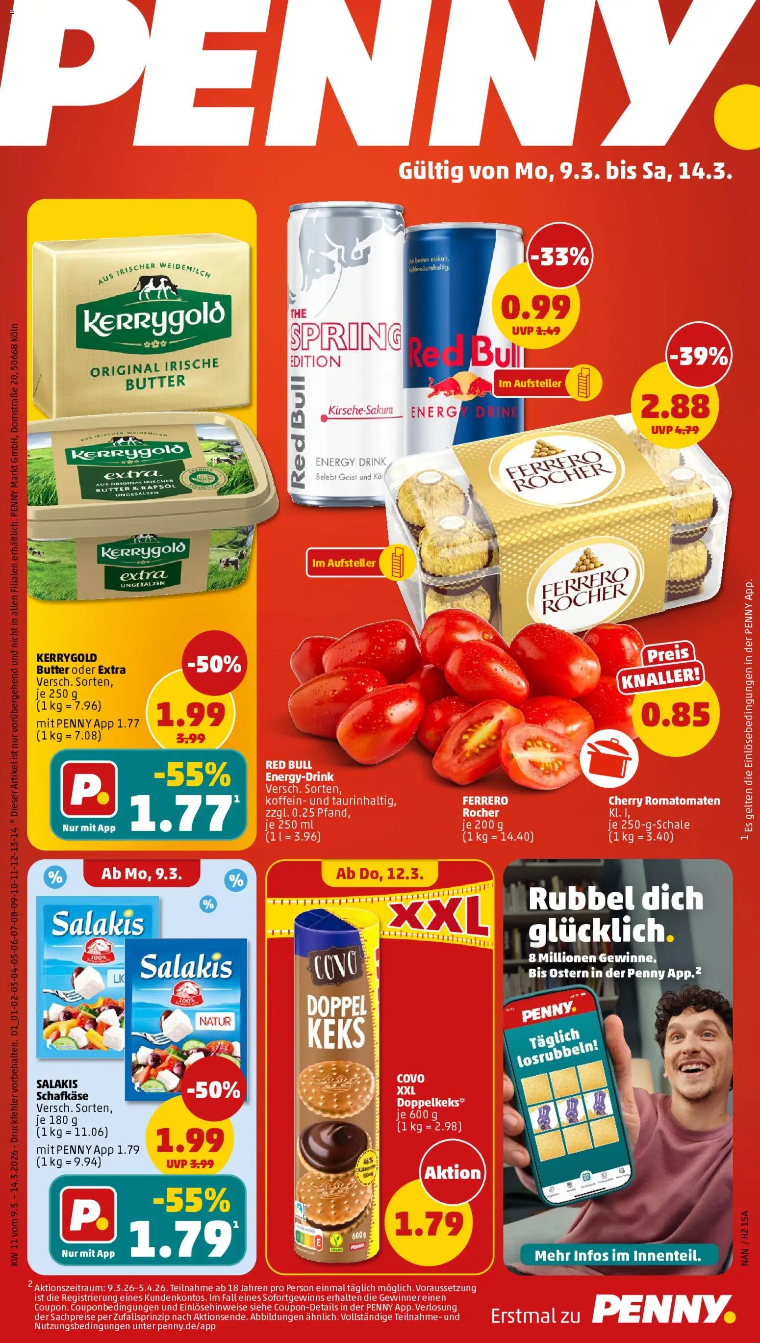 Penny Prospekt 	 - Seite 1 - gültig ab 09.03.2026