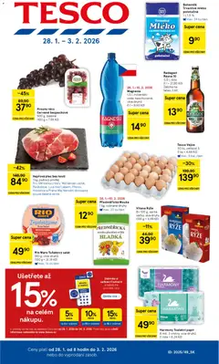 Náhled Tesco leták - Hypermarket platný od 28.01.2026