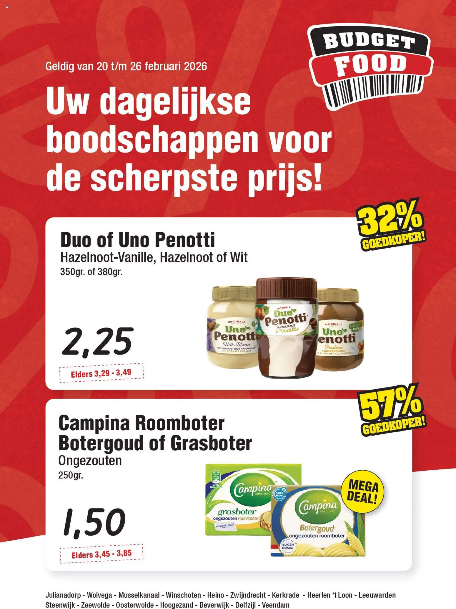 Budget Food - Folder - pagina 1- geldig vanaf 20-02-2026