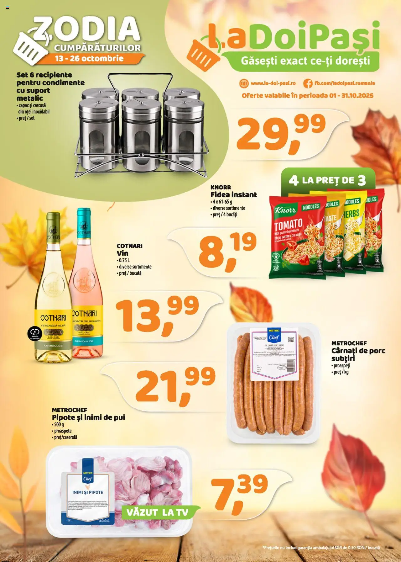 Catalog LaDoiPași - pagina 1- valabil de la 01.10.2025