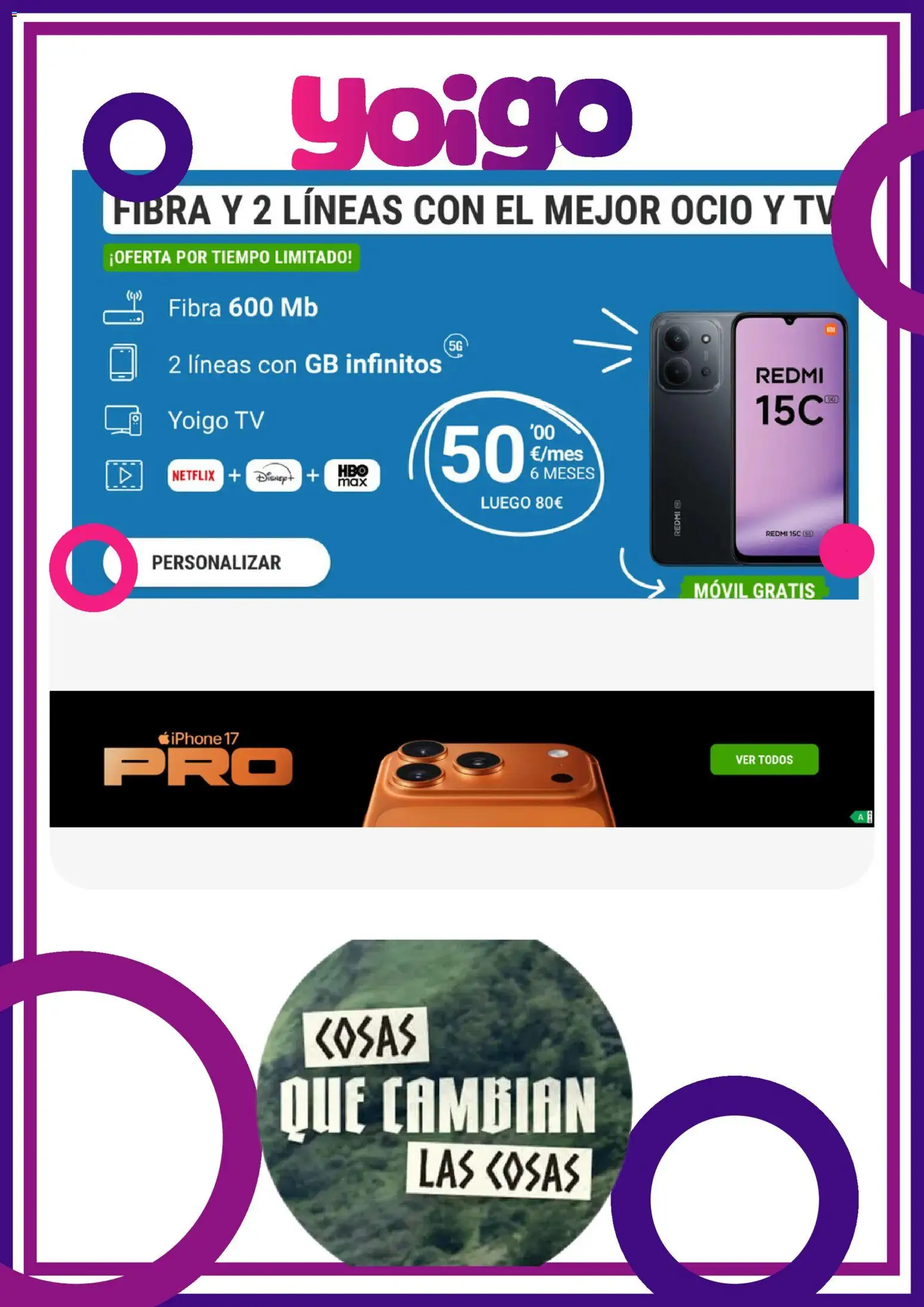 Yoigo ofertas - Página de 1 - Válido desde 14/11/2025