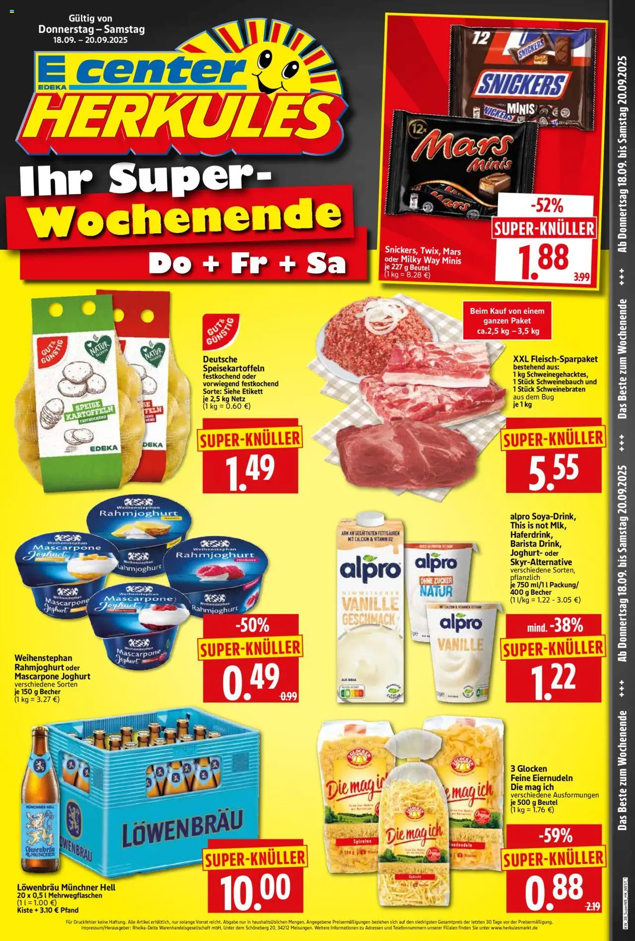HERKULES - Sonderbeilage - Seite 1 - gültig ab 18.09.2025