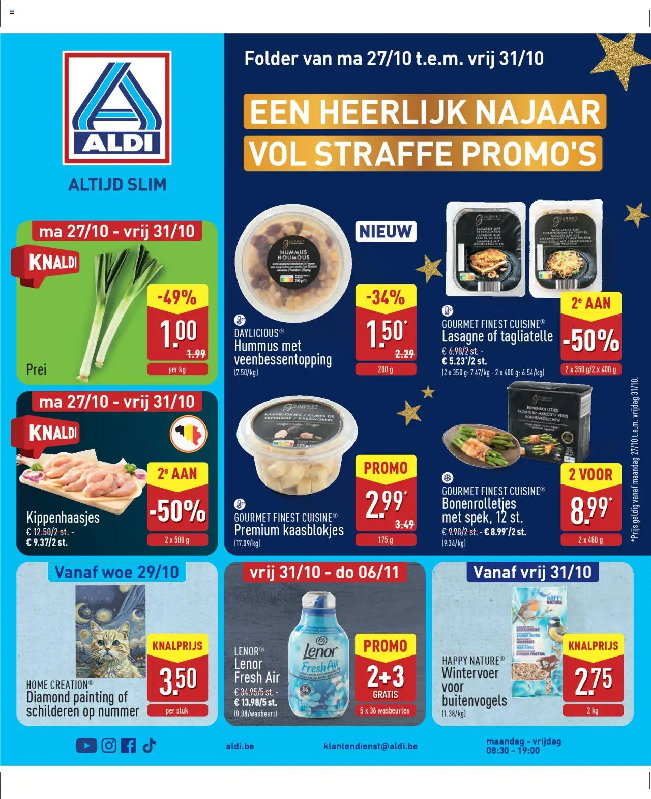 Aldi folder week 44 - pagina 1- geldig vanaf 27/10/2025
