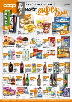 Náhled Trefa leták - COOP naše super ceny platný od 22.10.2025