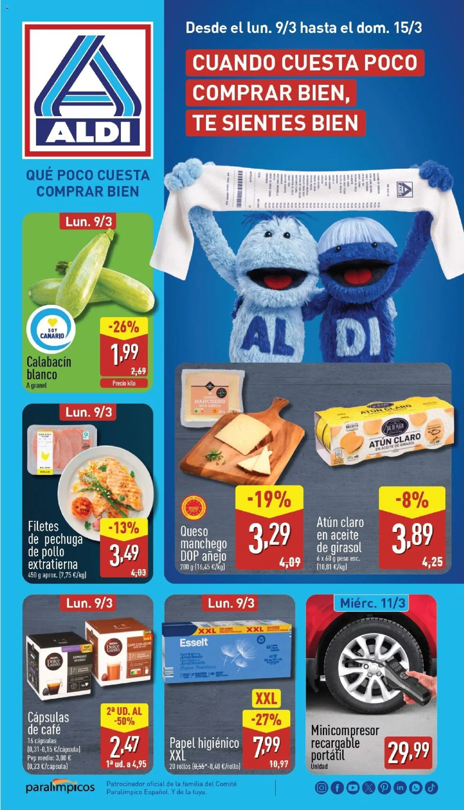 Aldi folleto Canarias - Página de 1 - Válido desde 09/03/2026