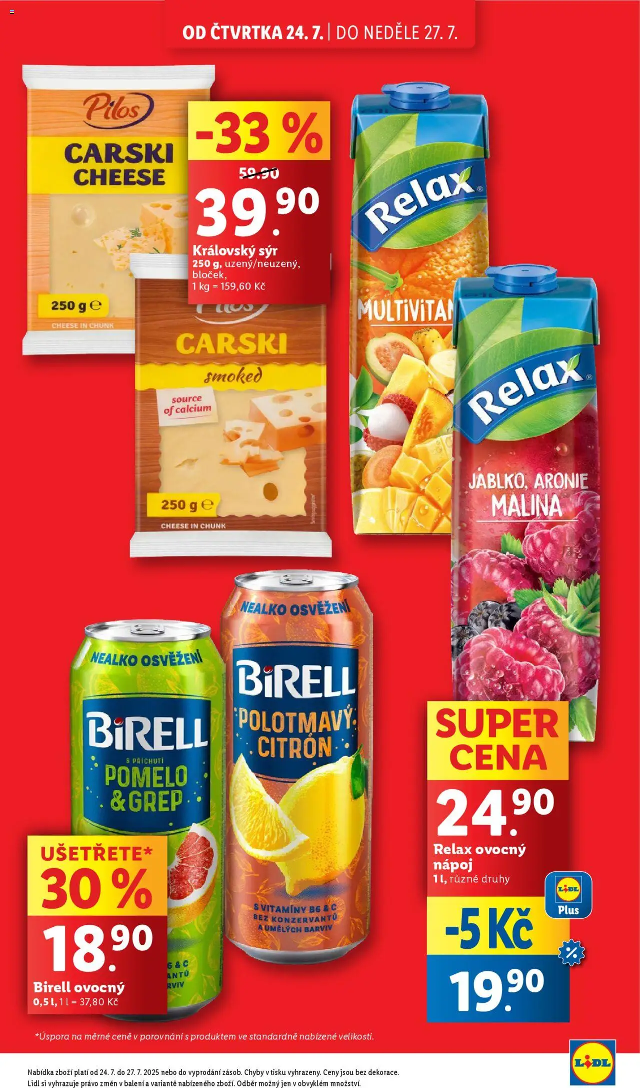 Lidl leták - strana 3- platný od 24.07.2025