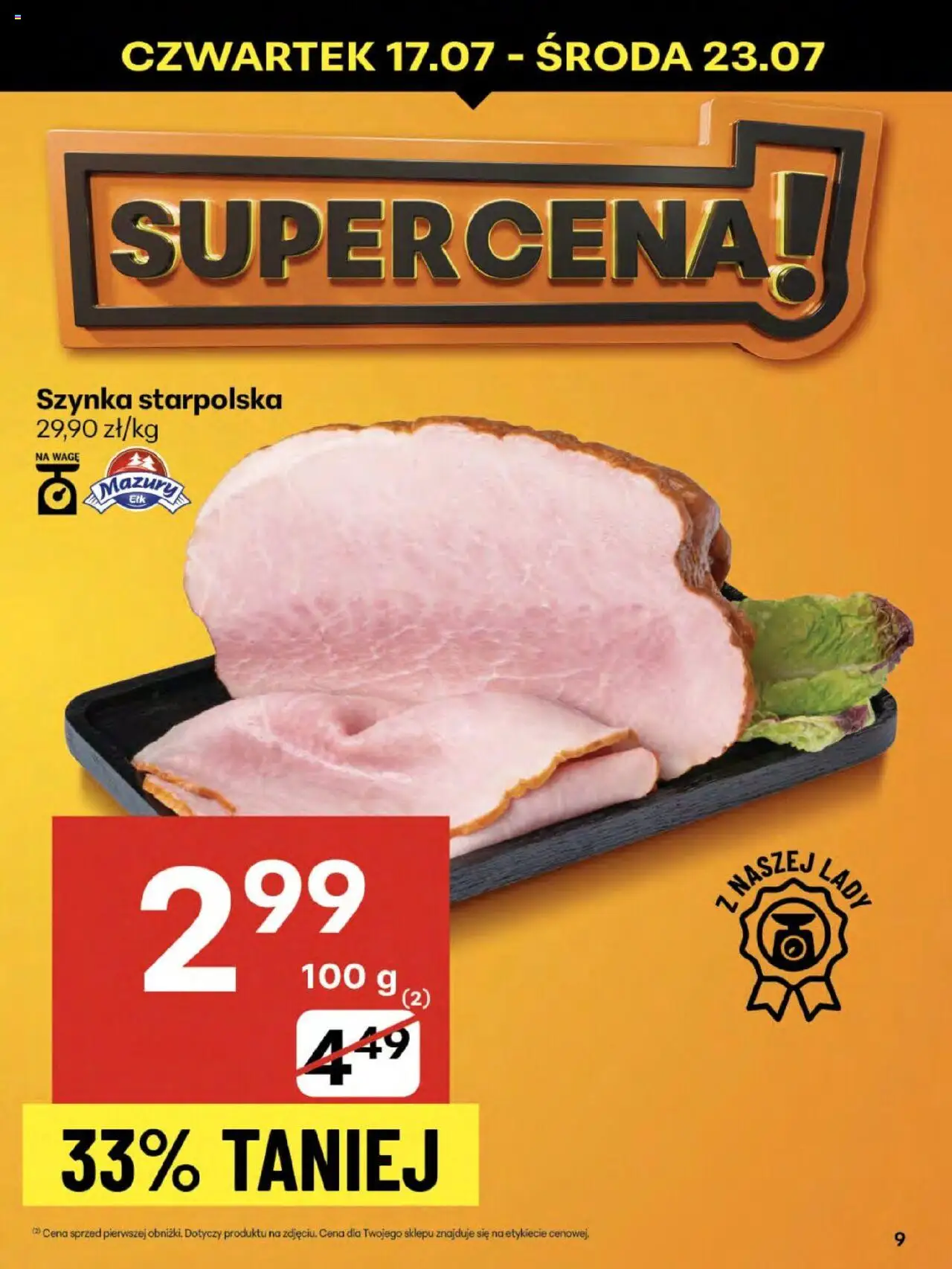 Delikatesy Centrum Gazetka - Sklepy Własne - strona 9- ważny od 17.07.2025
