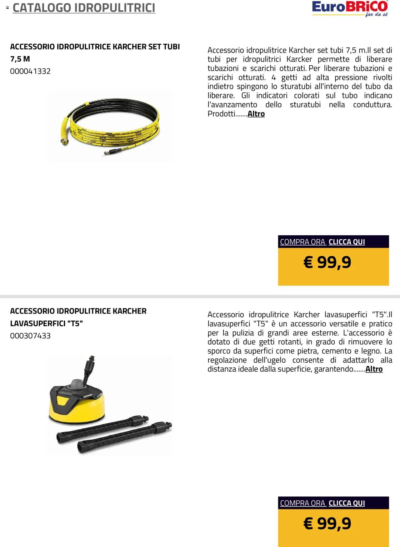 Eurobrico Idropulitrici catalogo - pagina 45 - valido dal 23/07/2025
