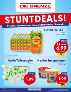 Die Grenze - Folder week week 12/13 geldig vanaf 16-03-2026