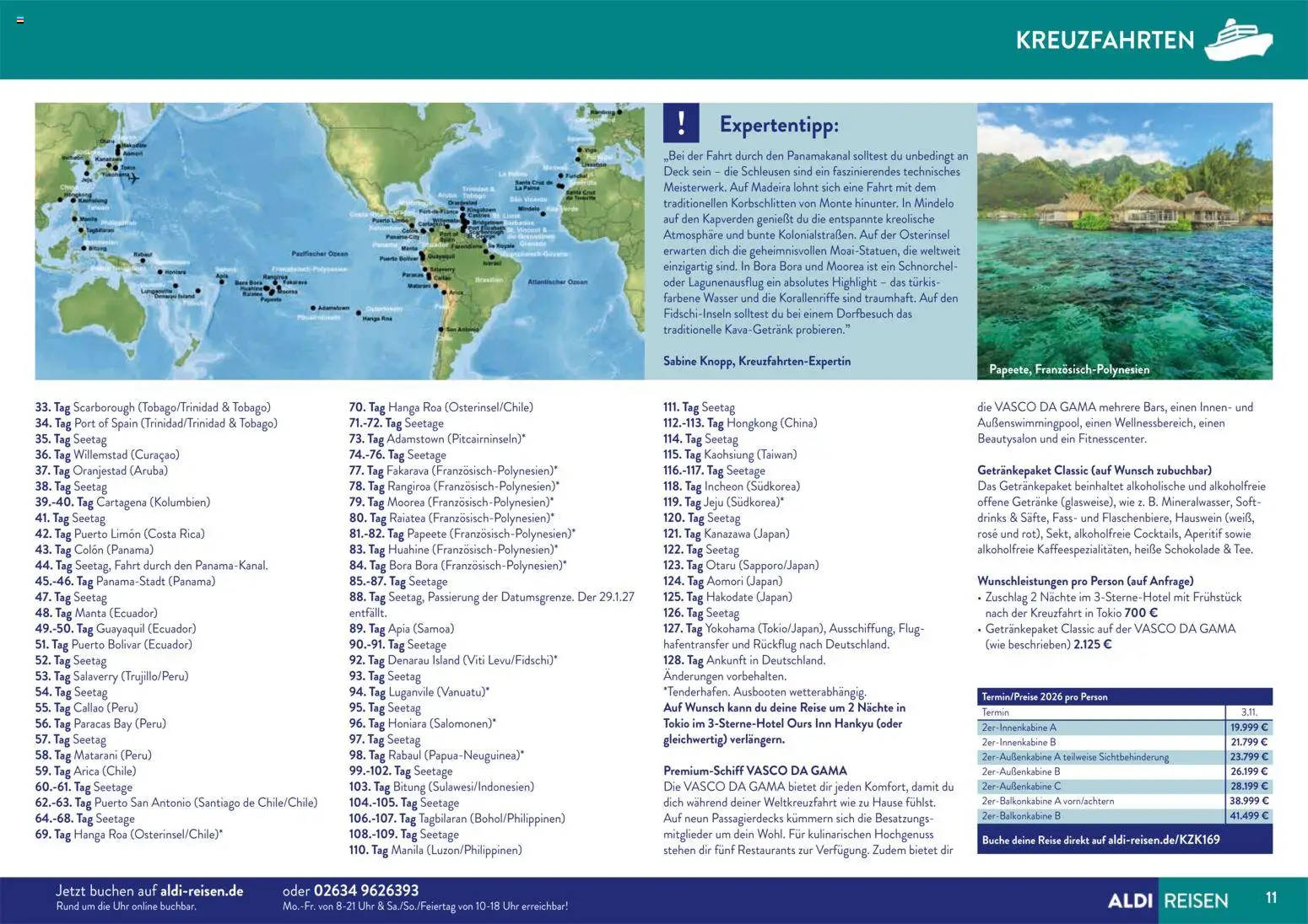 Aldi Reisen Unsere Traumreisen - Seite 11 - gültig ab 01.11.2025