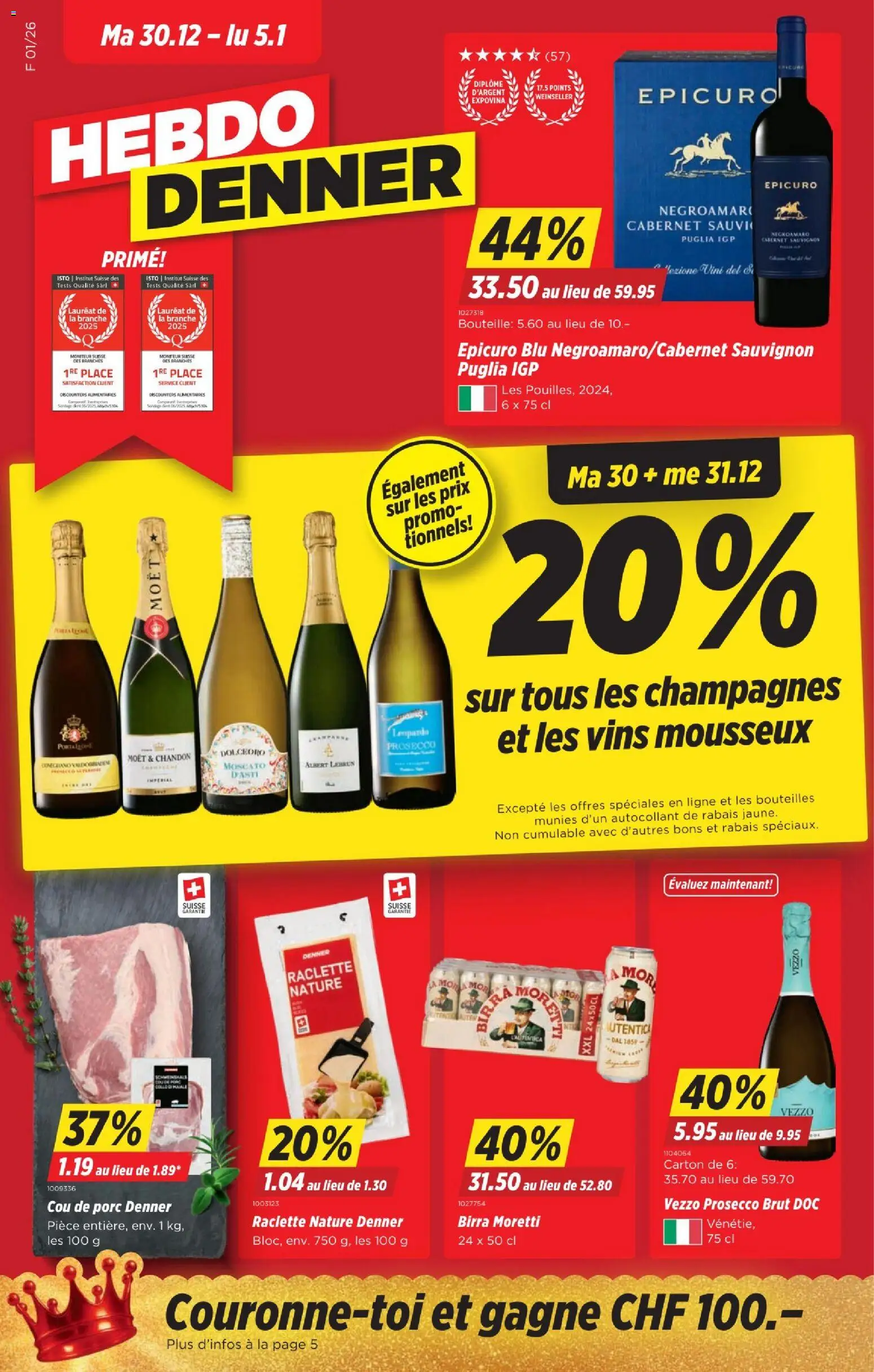 Denner Aktionen FR - Seite 1- gültig ab 30.12.2025