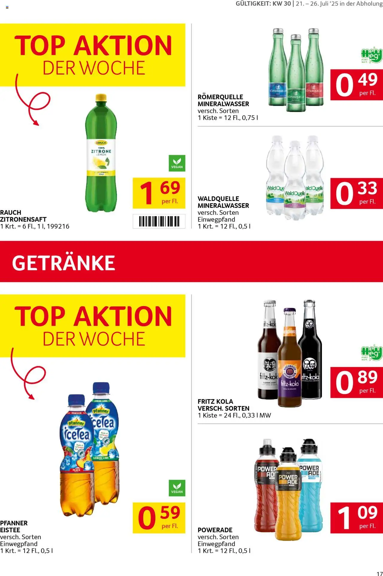 Transgourmet Flugblatt - Seite 17- gültig ab 20.07.2025