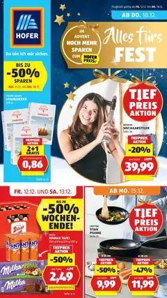 Vorschau Hofer Flugblatt gültig ab 12.12.2025