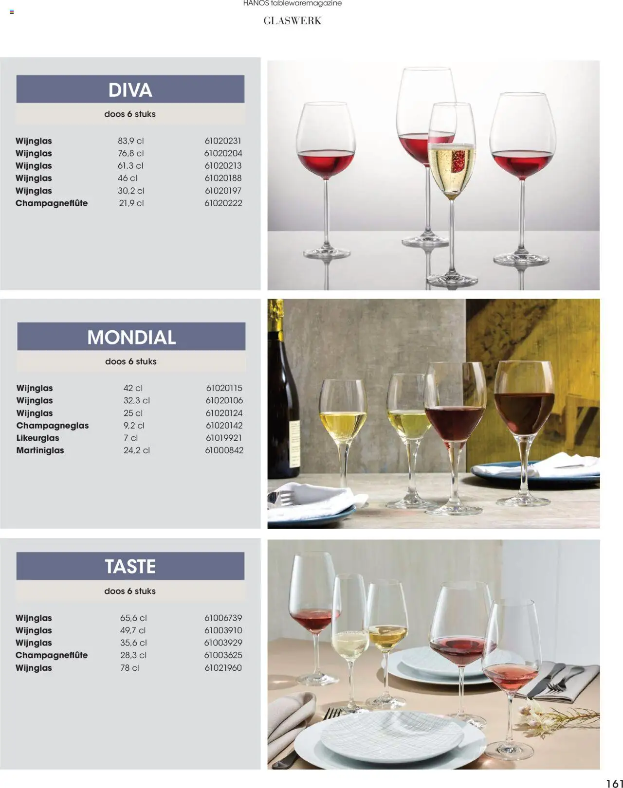 Hanos - Tableware magazine 2025-2026 - page 161- valid from 01-09-2025