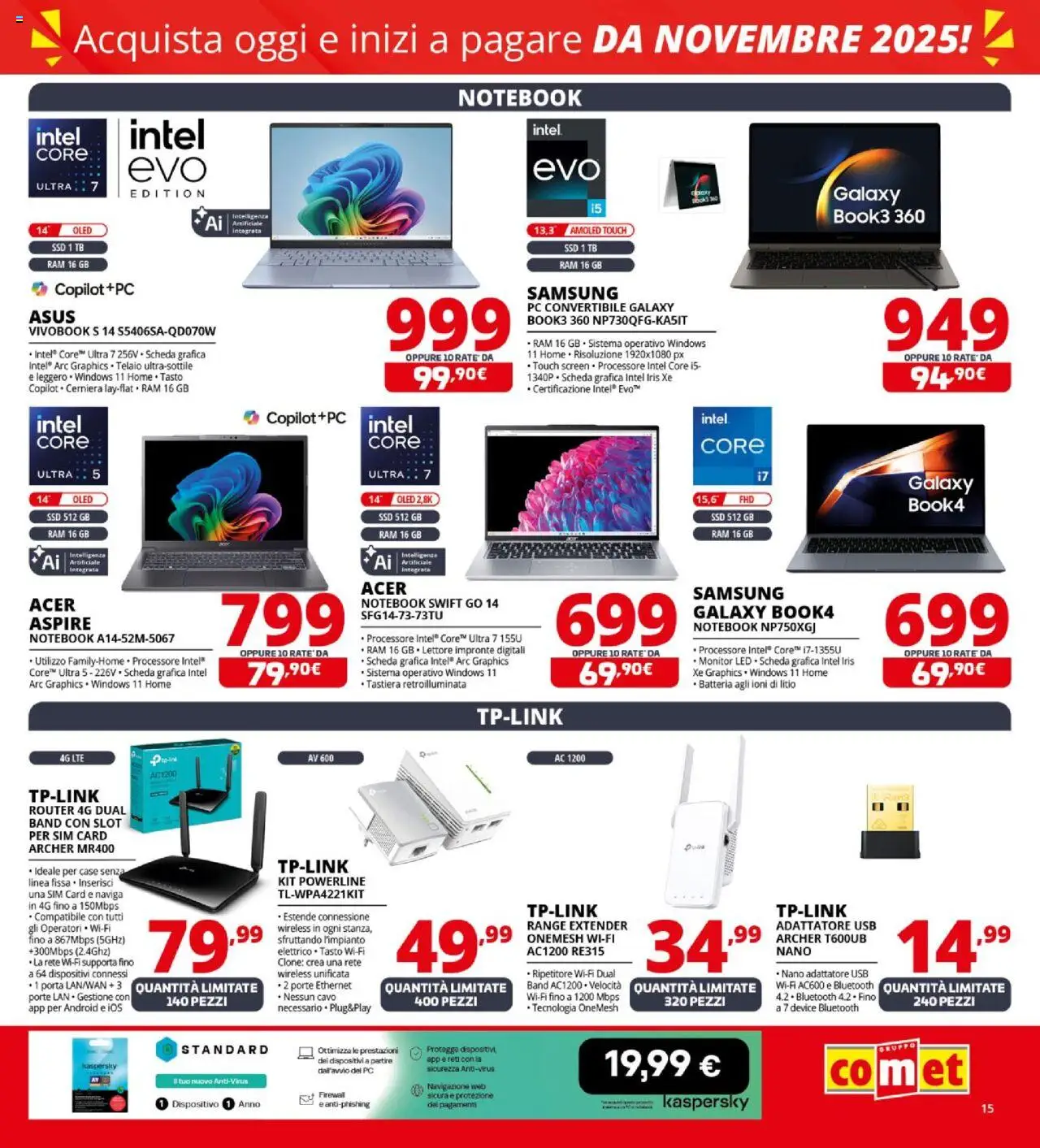 Volantino Comet	 - pagina 15 - valido dal 17/07/2025