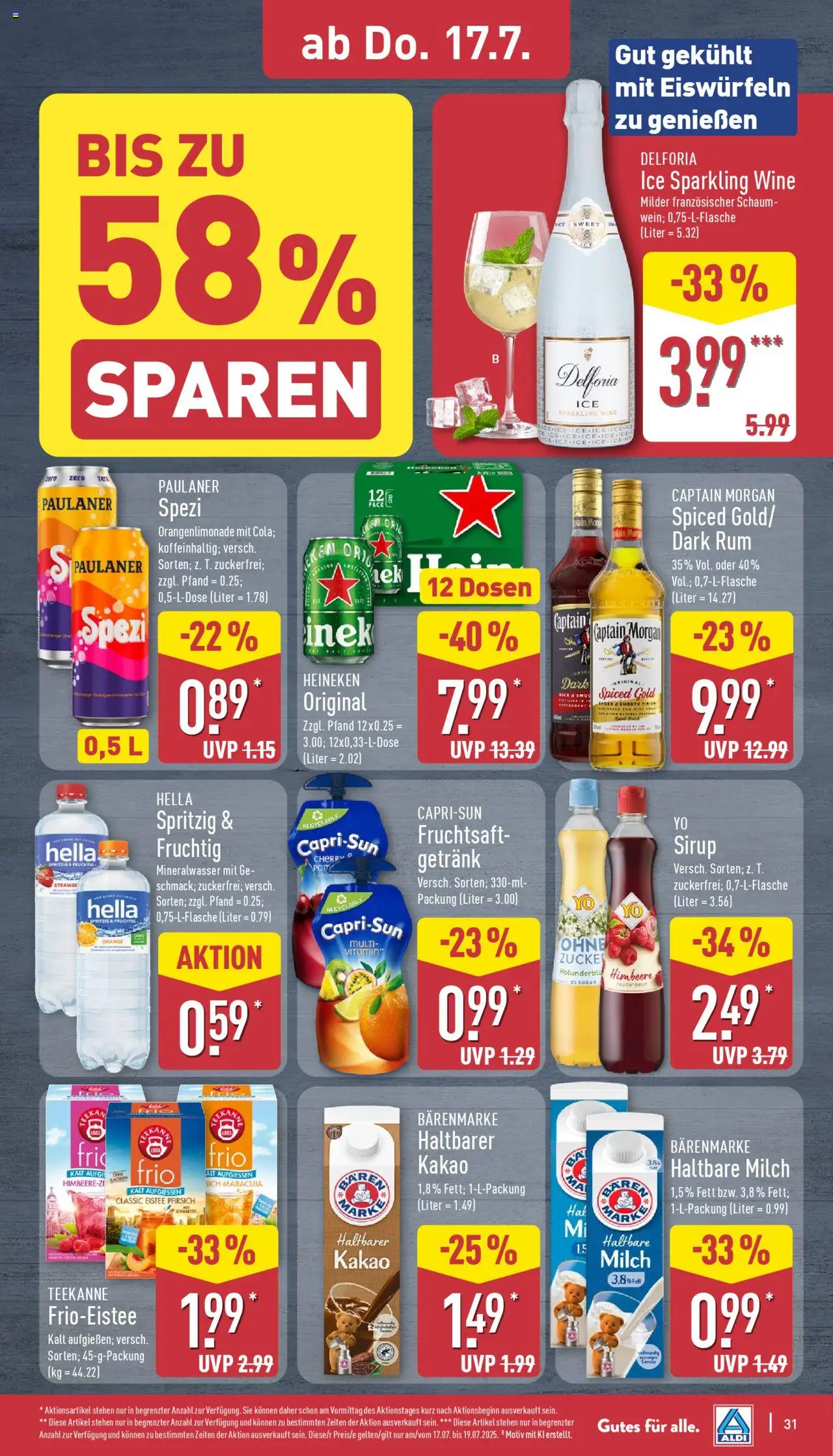 Aldi Prospekt 	 - Seite 31 - gültig ab 14.07.2025