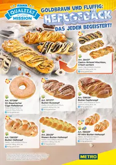 Vorschau Metro angebote EDNA Hefegebäck gültig ab 09.08.2025