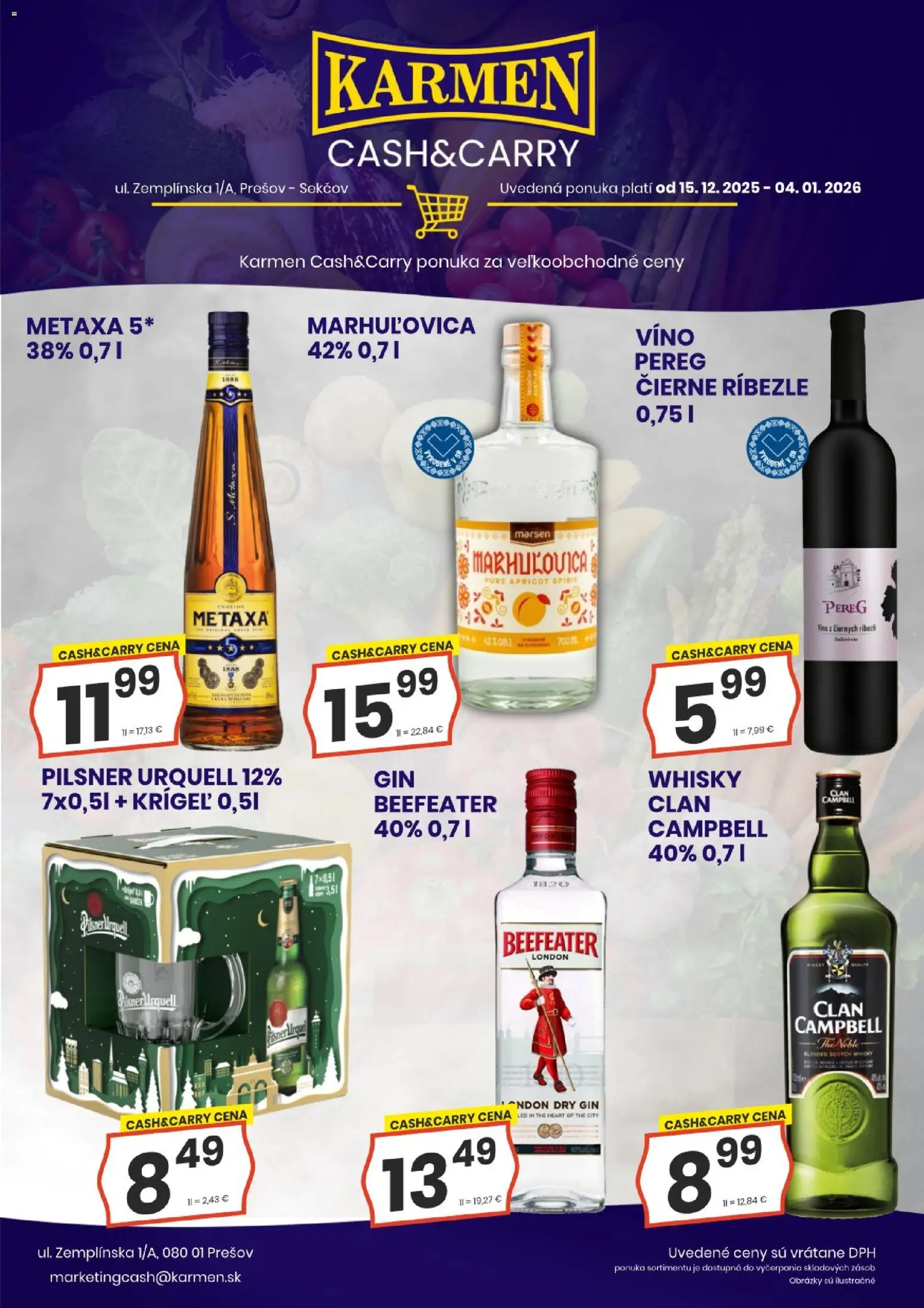 KARMEN CBA Cash & Carry - strana 1- platný od 15.12.2025