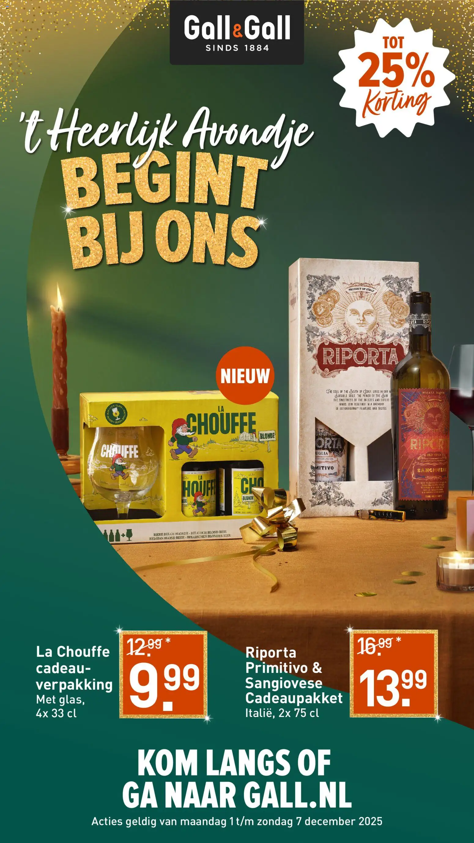 Gall en Gall - Folder - pagina 1- geldig vanaf 01-12-2025