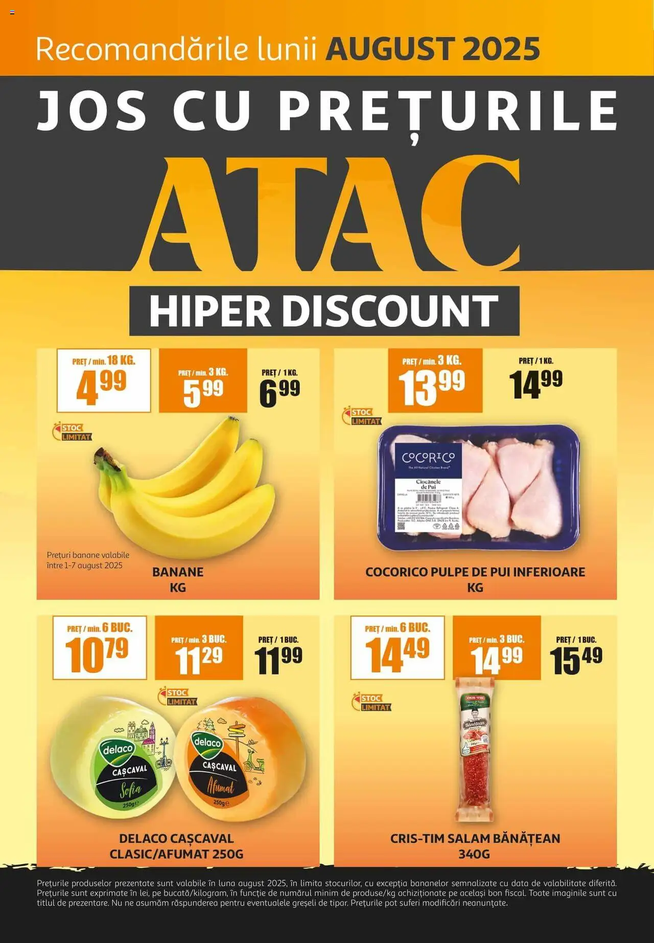 Auchan catalog - ATAC Hiper Discount - pagina 1- valabil de la 01.08.2025