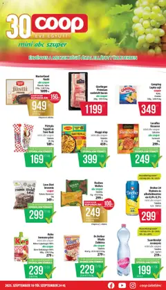 Előnézet COOP - Mini & Abc & Szuper / Mecsek érvényes 2025.09.18.-tól