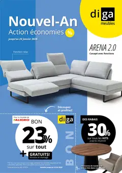 Vorschau Aligro Aktionen Diga Chavannes, Matran, Genève, Sion, Schlieren, Gossau SG, Frauenfeld, Rapperswil-Jona, Sargans, Bern, Brüttisellen, Prattel gültig ab 01.01.2026