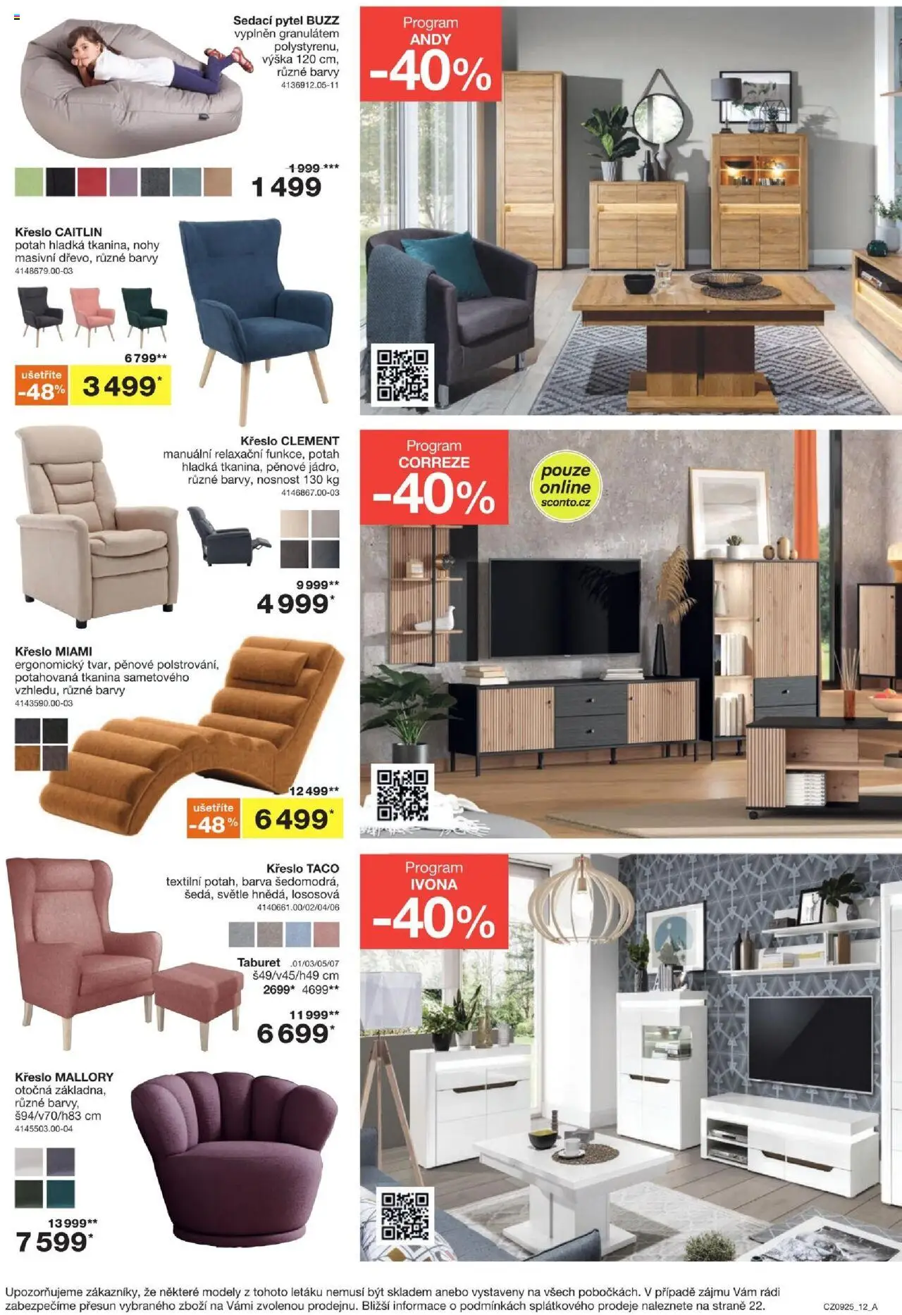 Sconto nábytek leták - strana 12- platný od 16.07.2025