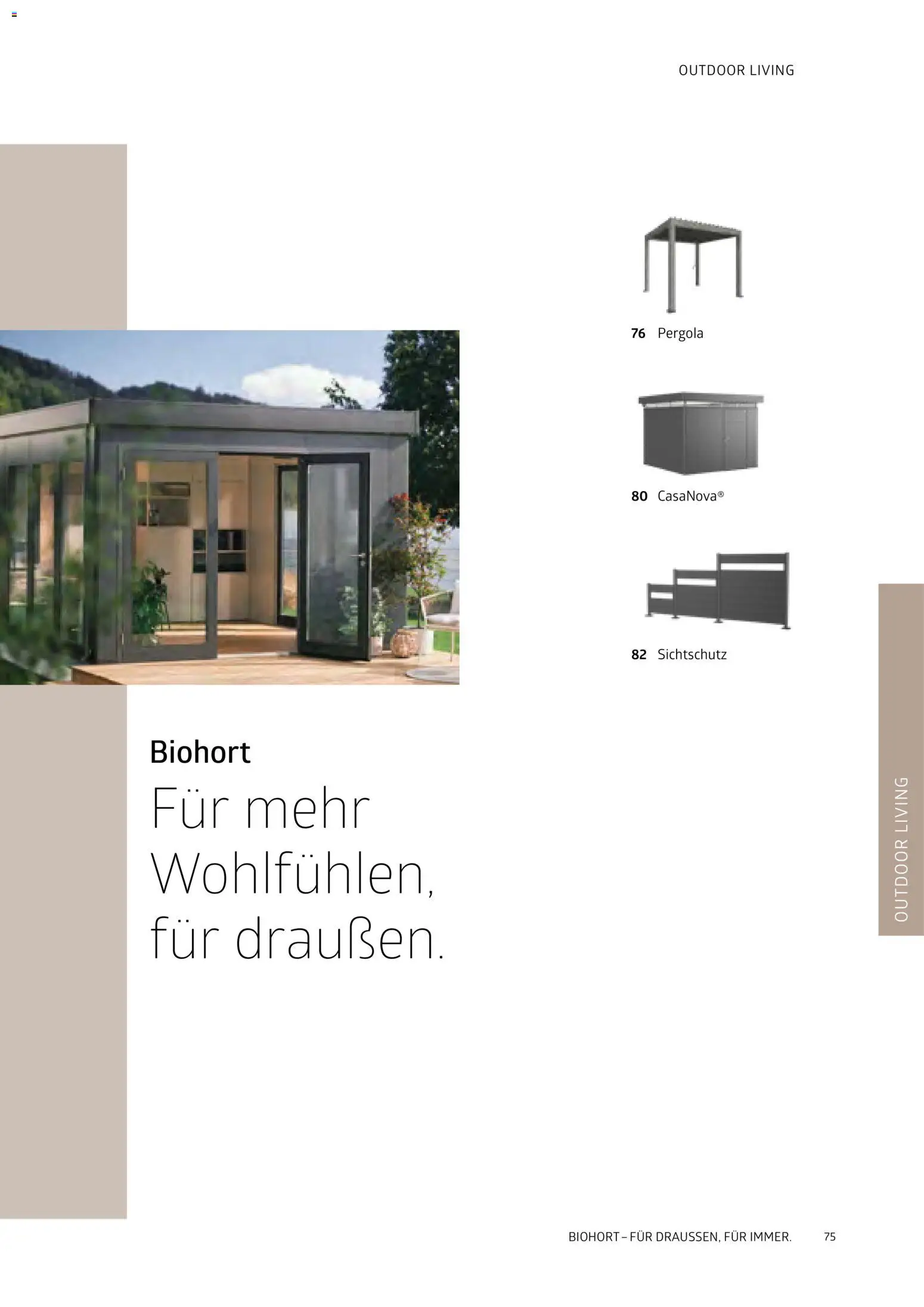 Dehner Biohort – Metall für Garten & Terrasse - Seite 75 - gültig ab 01.01.2026