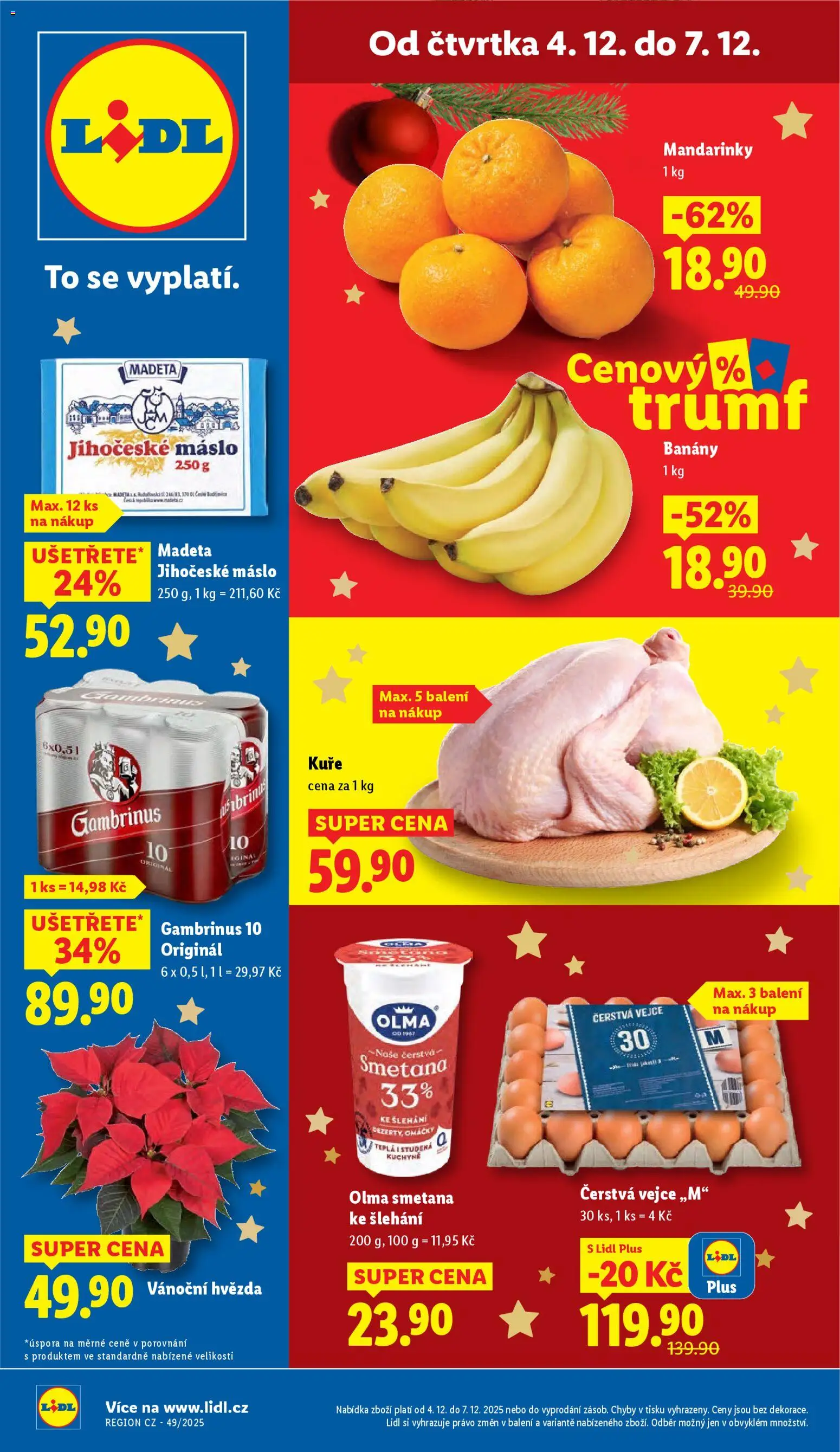 Lidl leták - strana 1- platný od 04.12.2025
