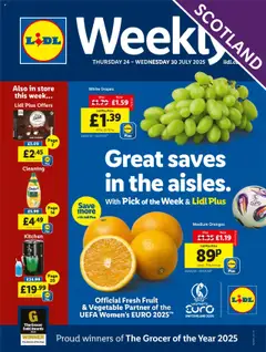 Lidl - Lidl Weekly Scotland valid from 24/07/2025