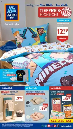 Vorschau Aldi Süd Prospekt 	 gültig ab 18.08.2025