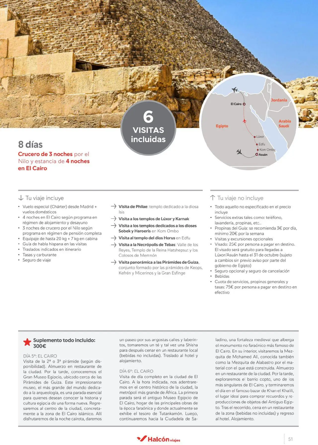 Halcón Viajes Egipto - Página de 51 - Válido desde 01/07/2025