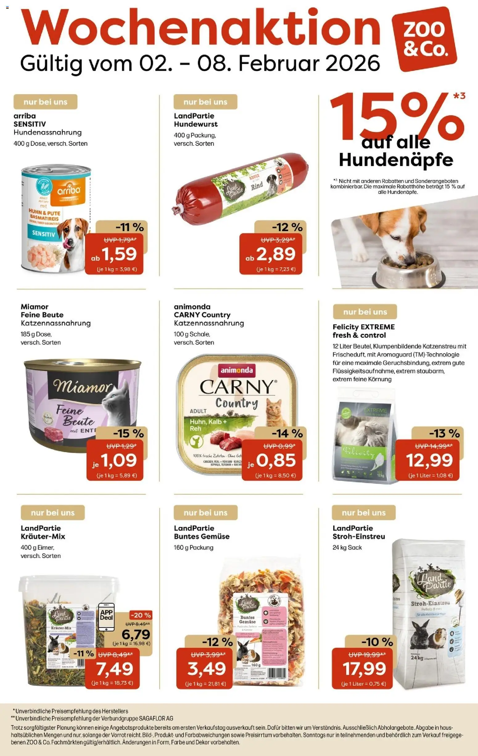 Zoo & co Prospekt - Seite 1 - gültig ab 02.02.2026