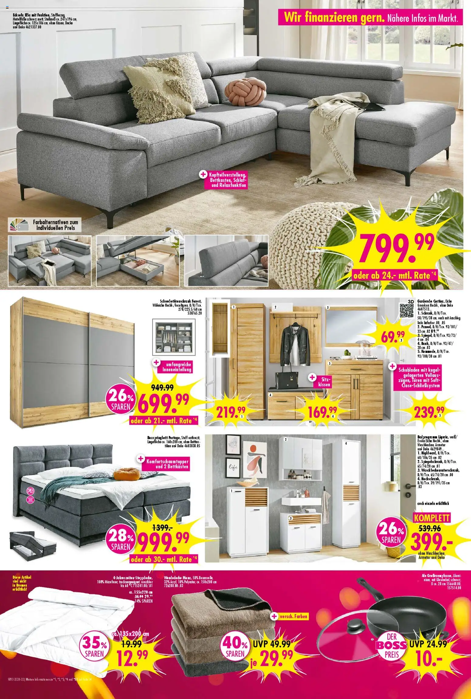 SB Möbel Boss Prospekt 	 - Seite 2 - gültig ab 28.02.2026