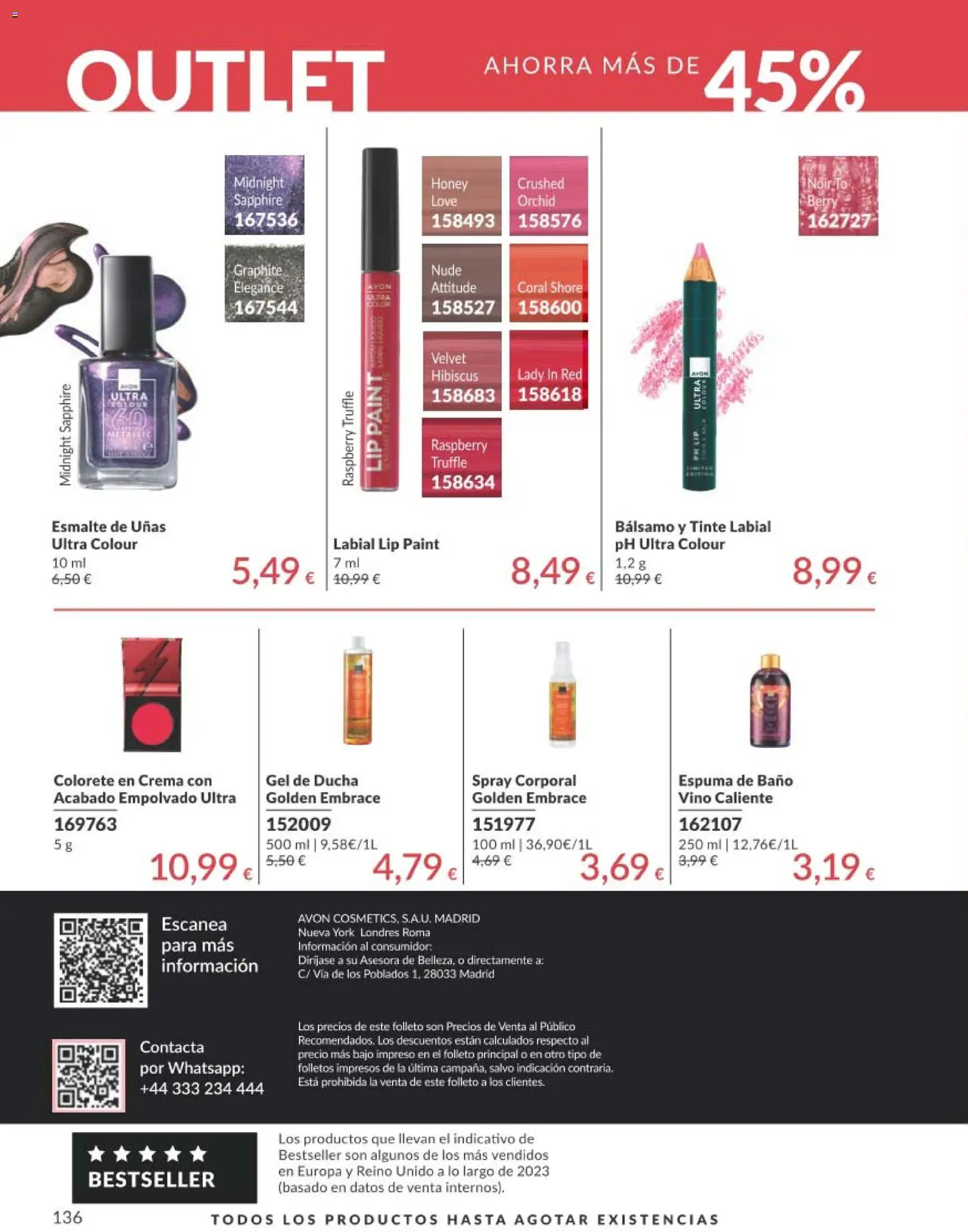 Catálogo AVON campaña 4 - Página de 136 - Válido desde 01/04/2026