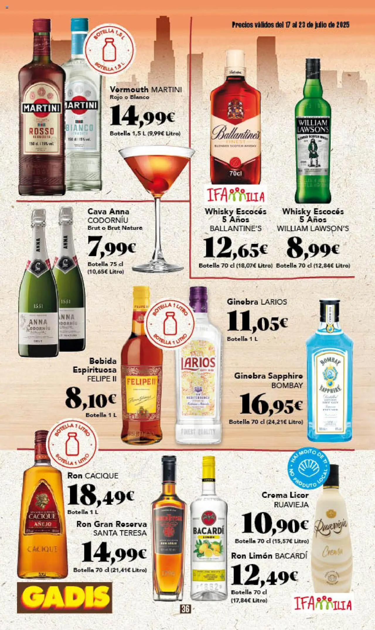 Gadis folleto - Página de 36 - Válido desde 17/07/2025