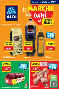 Anteprima Volantino Aldi	 valida dal 21/07/2025