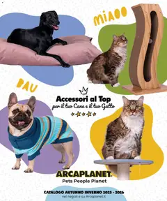 Anteprima Arcaplanet Autunno Inverno catalogo valida dal 01/11/2025