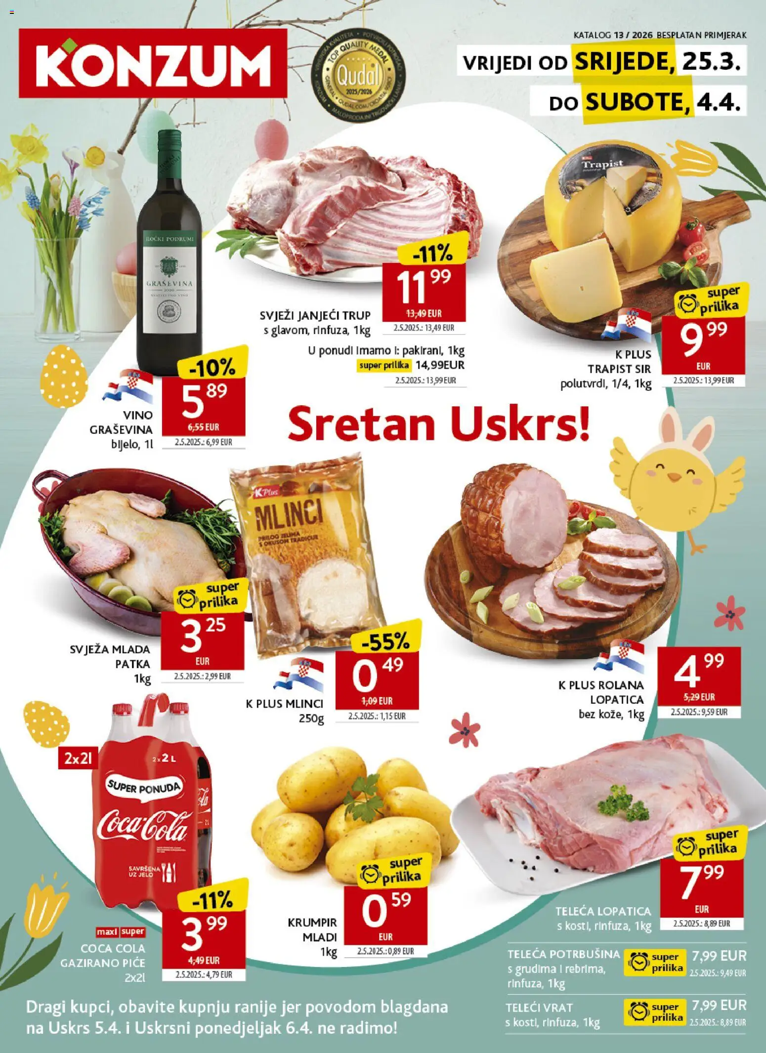 Katalog Konzum - stranica 1- važeći od 25.03.2026