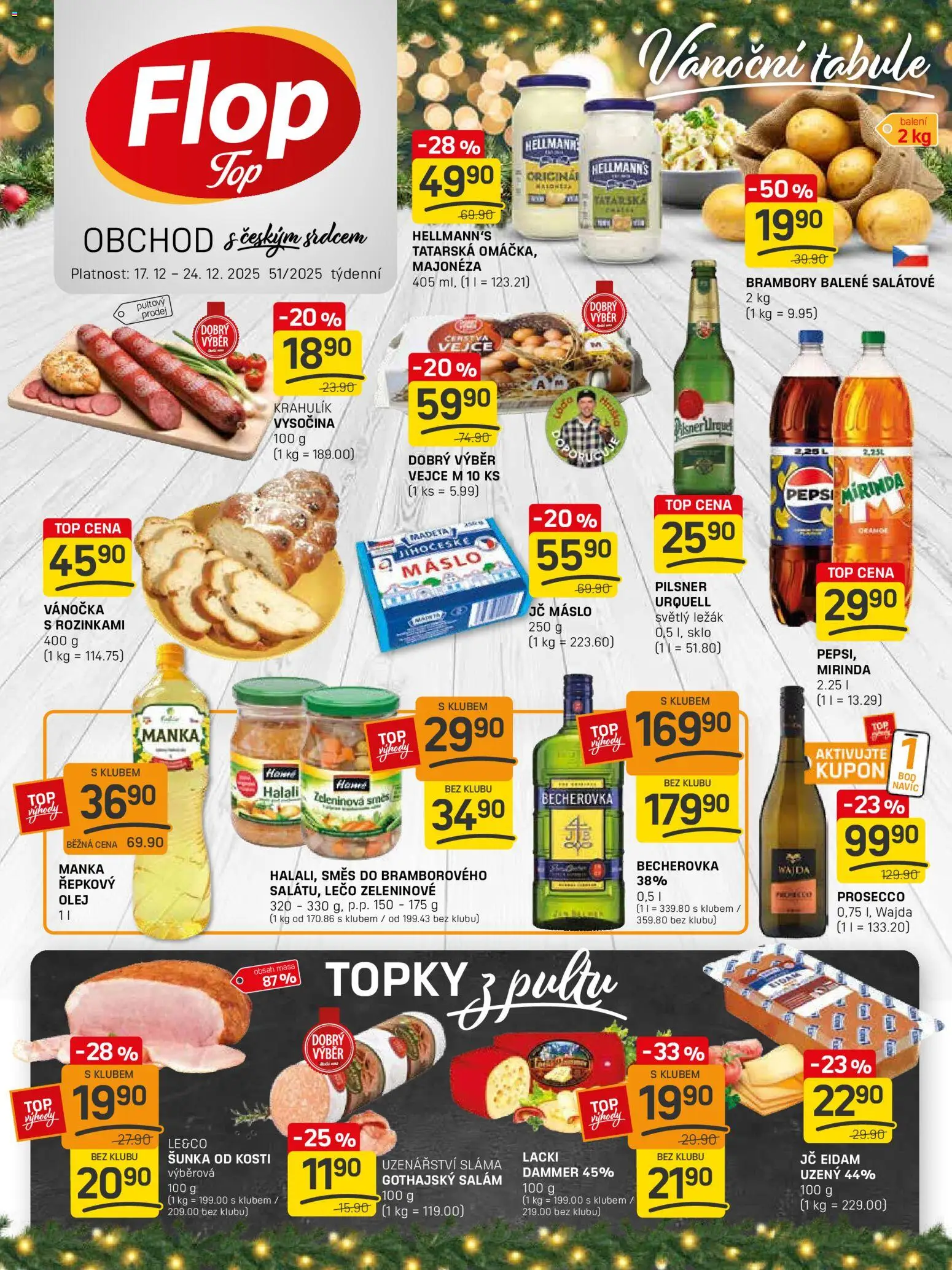 Flop leták - FlopTop - strana 1- platný od 17.12.2025