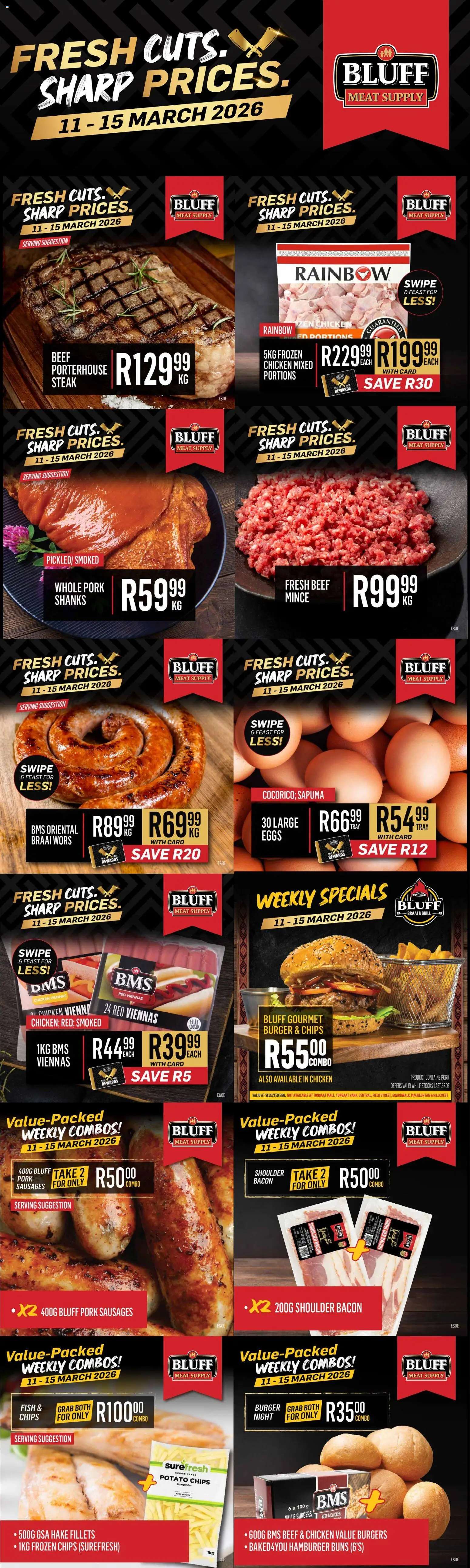 Bluff Meat Supply Fresh Cuts. Sharp Prices.  - page 1- valid from 11/03/2026
