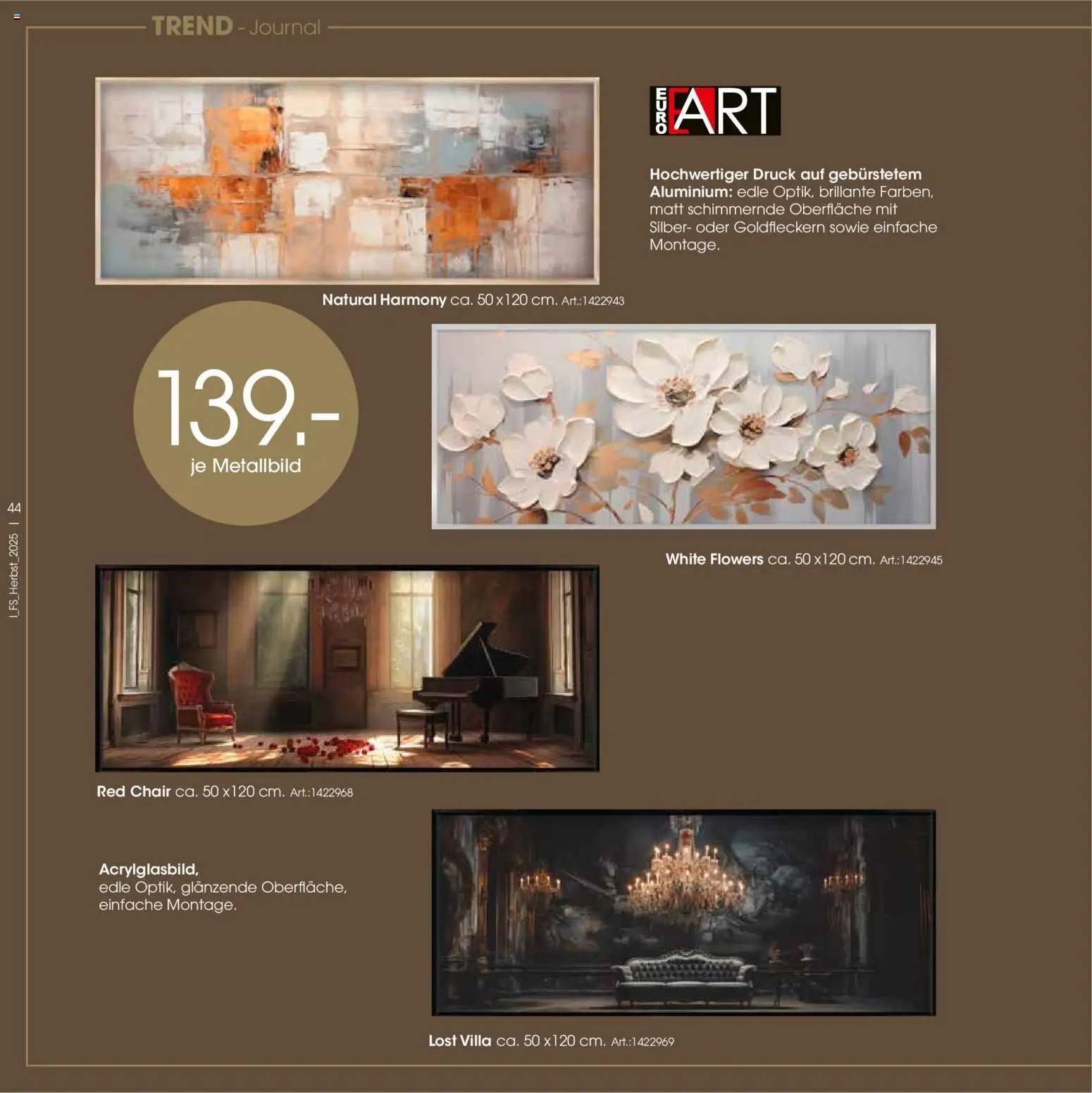 Zurbrüggen Trend-Journal Herbst - Seite 44 - gültig ab 21.10.2025