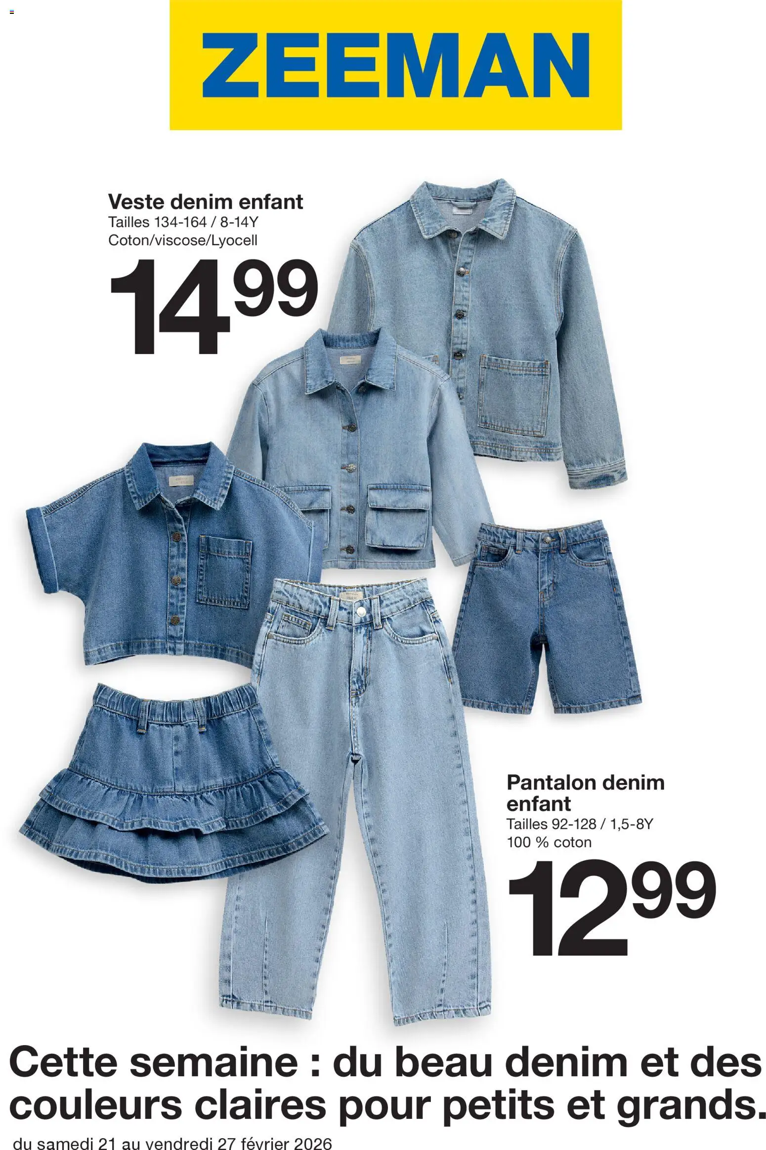 Zeeman catalogue Hiver - page 1 - valable à partir du 21/02/2026