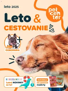 PetCenter leták platný od 01.08.2025