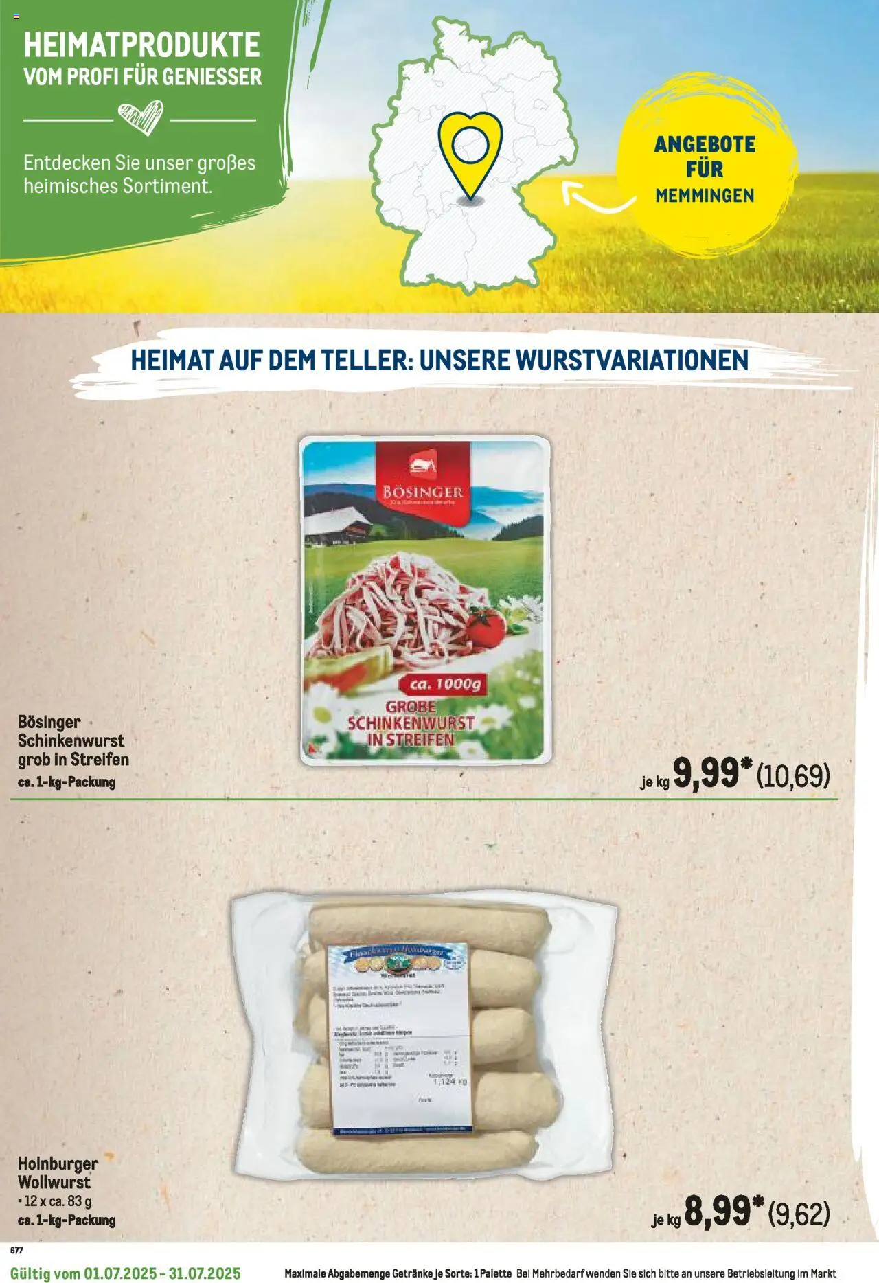 Metro - Regionaler Flyer - Seite 68 - gültig ab 01.07.2025